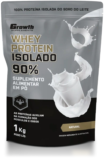 (TOP) Whey Protein Isolado (1KG) - Growth Supplements